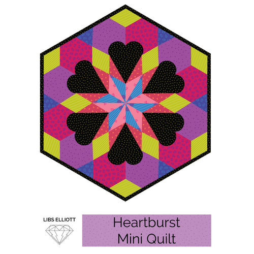 Heartburst EPP Quilt Kit