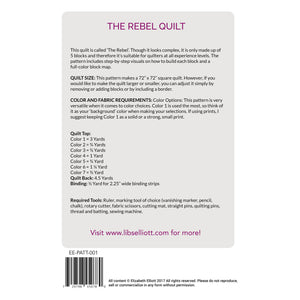 Rebel Quilt Pattern - PDF Download
