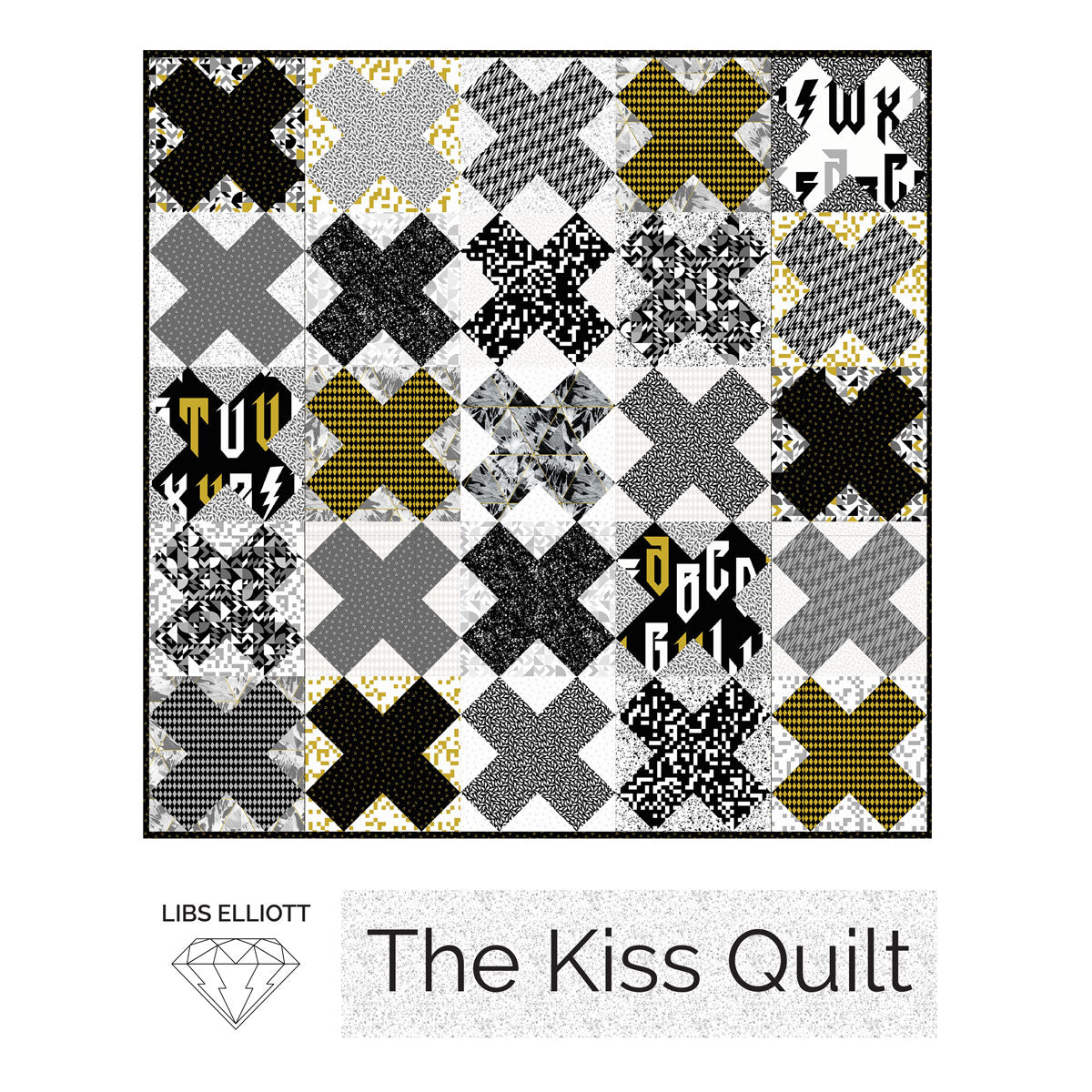 The Kiss Quilt Pattern PDF Download Libs Elliott