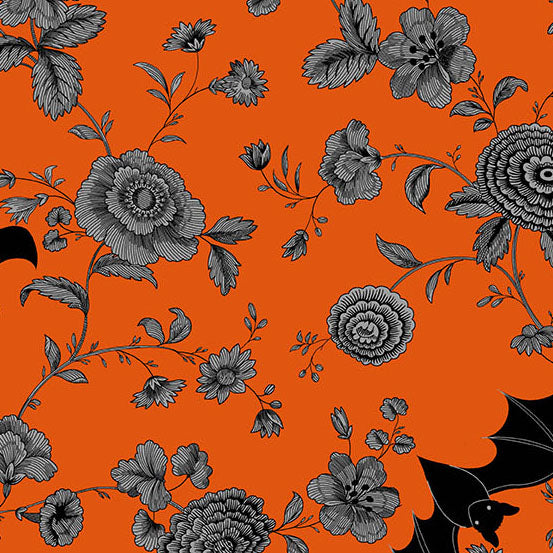 Night Garden in Flame