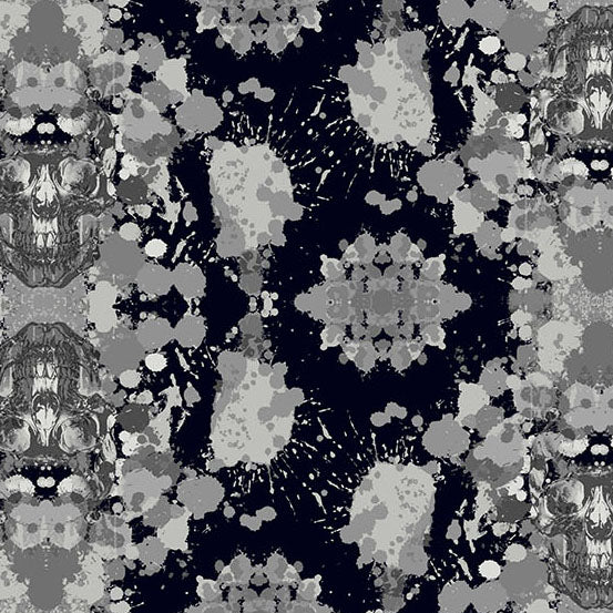 Dark Damask in Raven