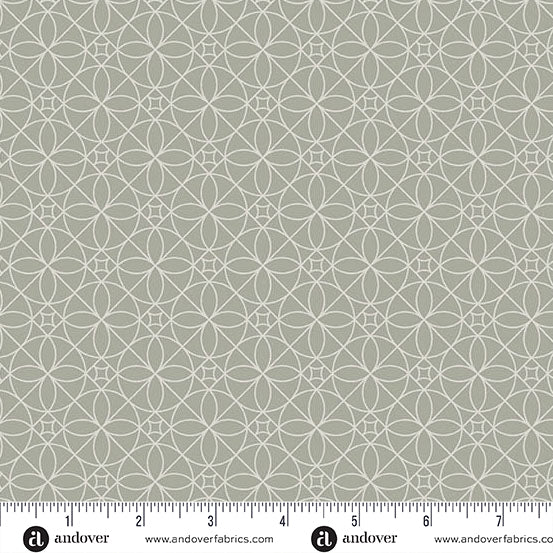 Cosmic Cactus Flower in Grey