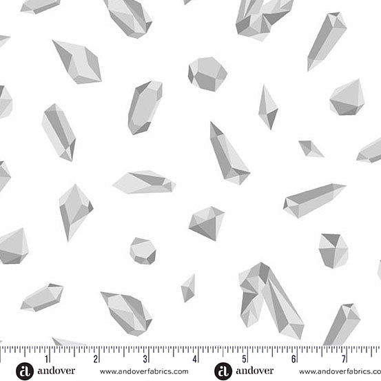 Crystals in White