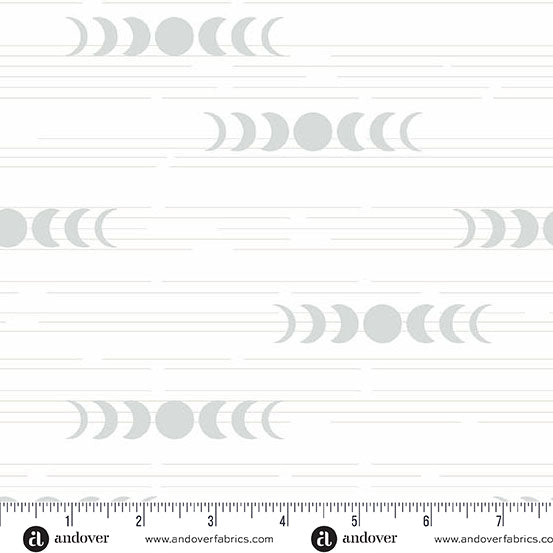 Moon Phases in White