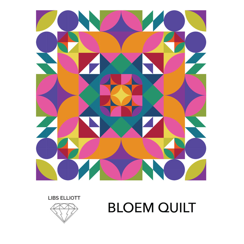 LA FIN DU MONDE / BLOEM Quilt Pattern 1/4" Acrylic Template Set