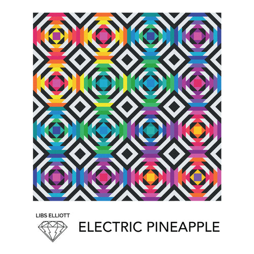 Electric Pineapple Quilt - Printed Pattern