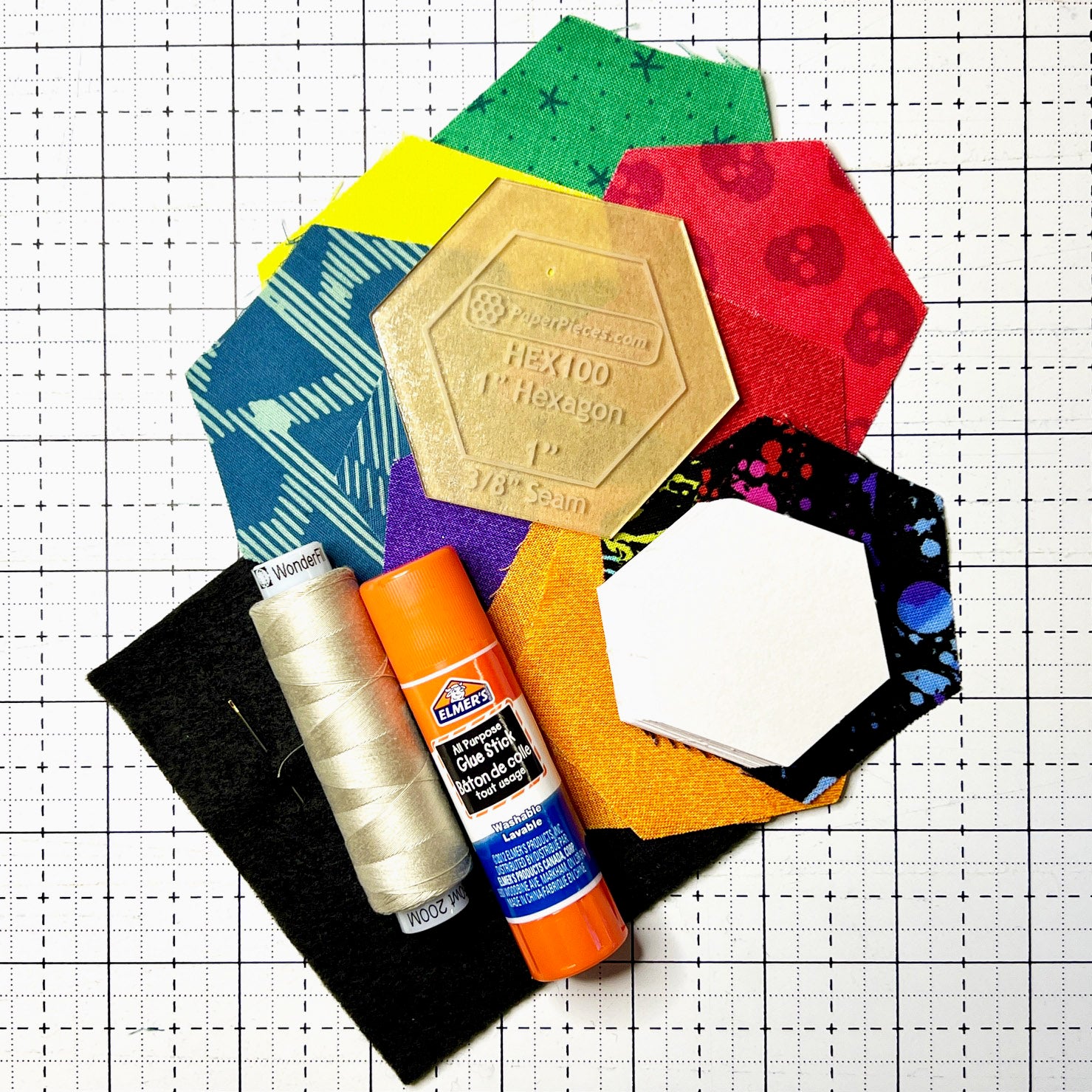 English Paper Piecing - Getting started and basic supplies