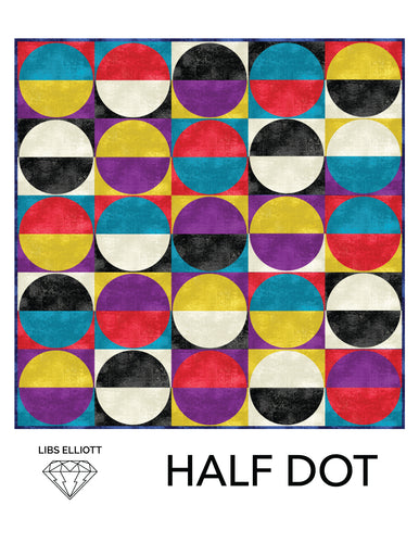 Half Dot Quilt Pattern - PDF Download