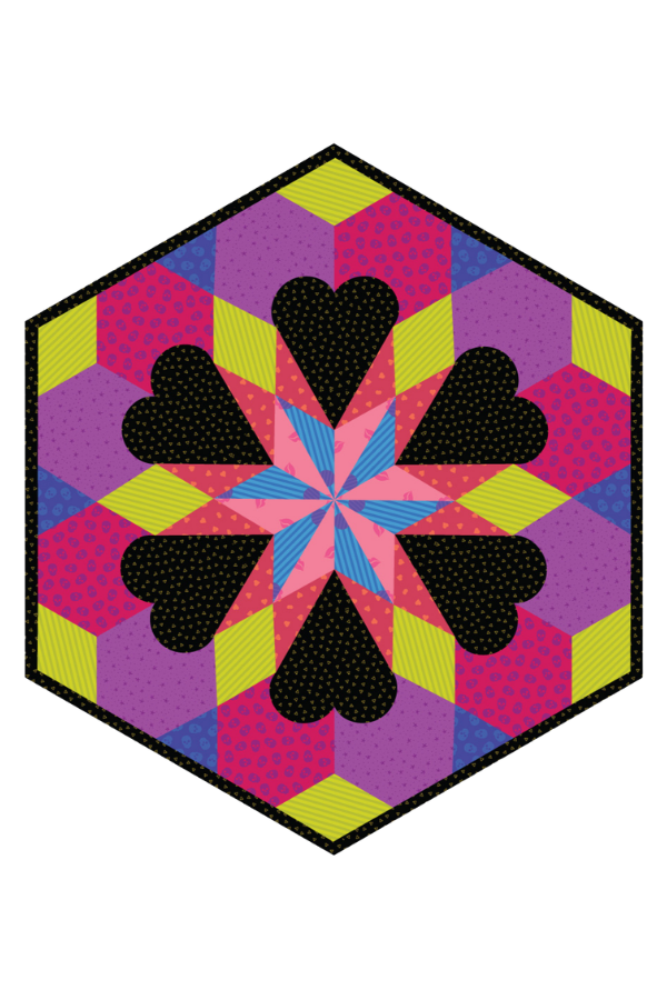 HEARTBURST EPP Quilt Pattern