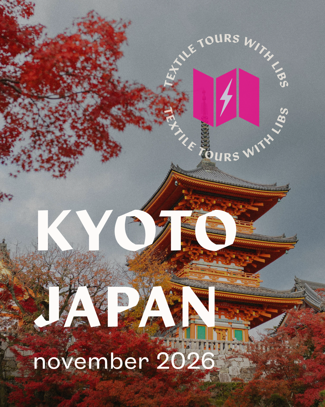 TEXTILE TOUR: Kyoto Craft & Quilting Tour • November 2026