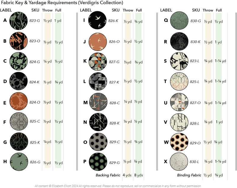 SPIKES Quilt Pattern