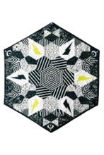 The Wicked Hex EPP Mini Quilt - Hard Copy