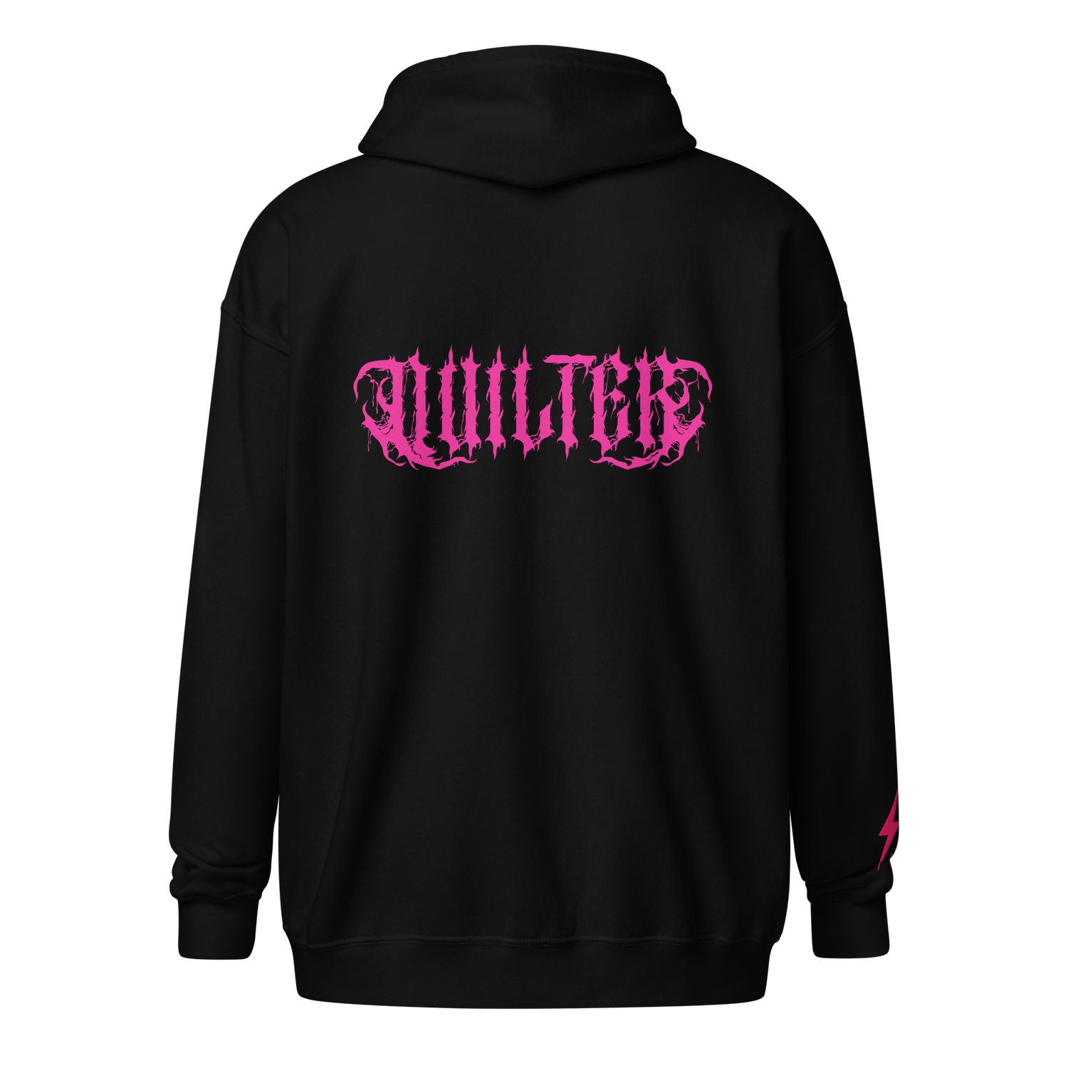 Hot Pink 'Quilter' Unisex Zip Hoodie