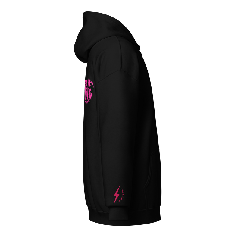 Hot Pink 'Quilter' Unisex Zip Hoodie