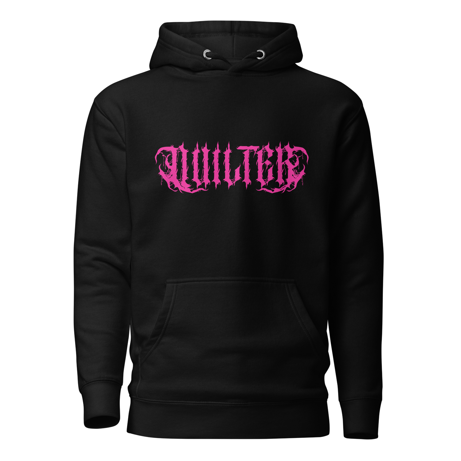 Hot Pink Metal 'Quilter' Unisex Hoodie