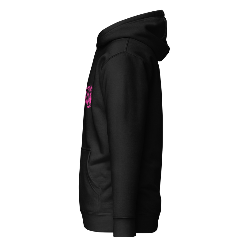 Hot Pink Metal 'Quilter' Unisex Hoodie