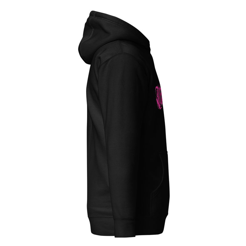 Hot Pink Metal 'Quilter' Unisex Hoodie