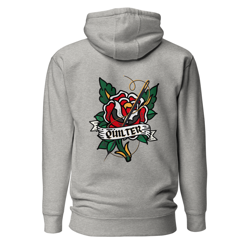 Tattoo Quilter Motif Unisex Hoodie