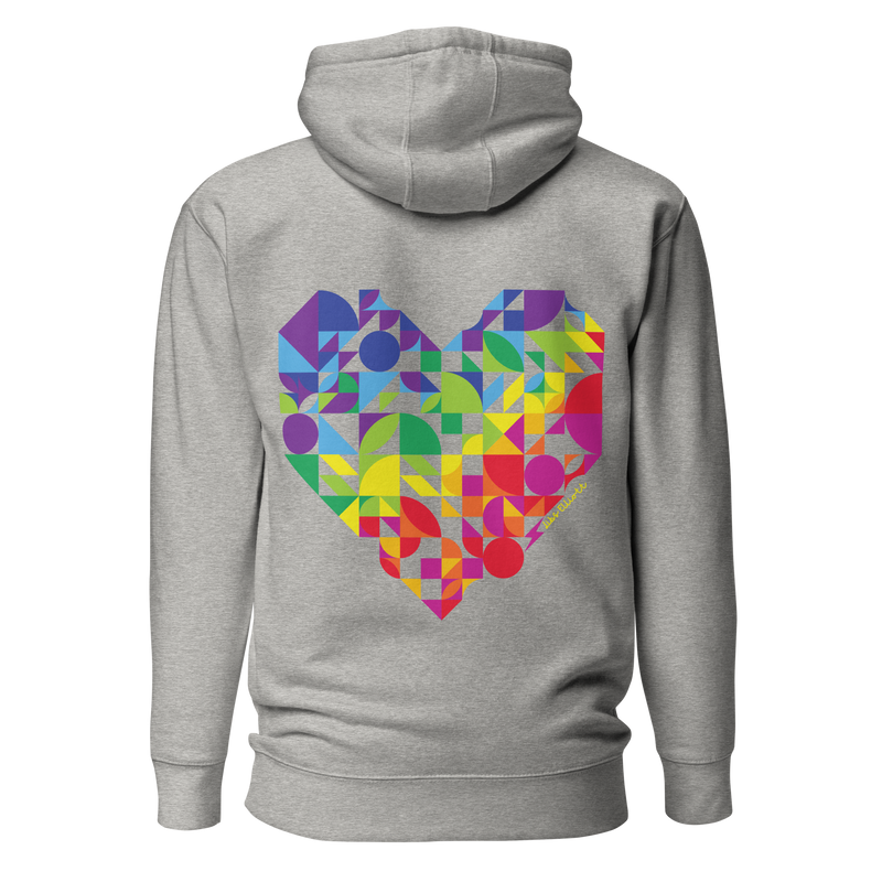 Rainbow Heart Unisex Hoodie