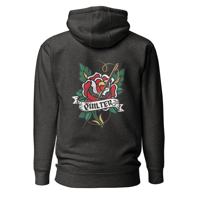 Tattoo Quilter Motif Unisex Hoodie