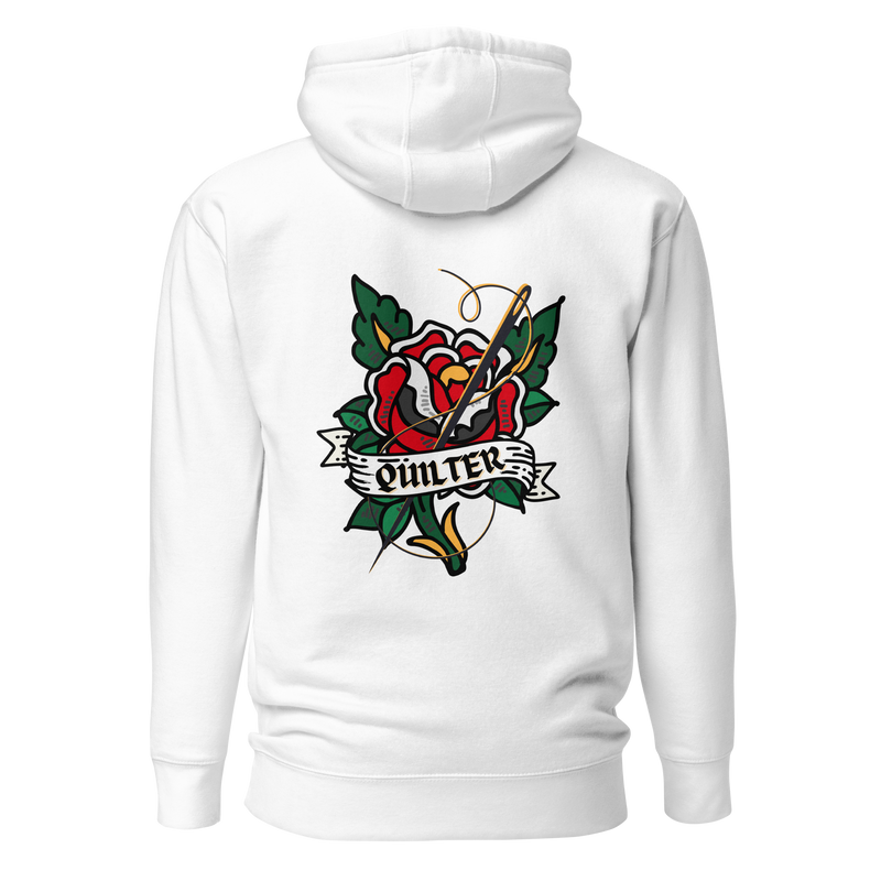 Tattoo Quilter Motif Unisex Hoodie