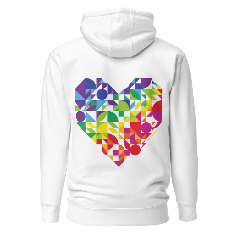 Rainbow Heart Unisex Hoodie