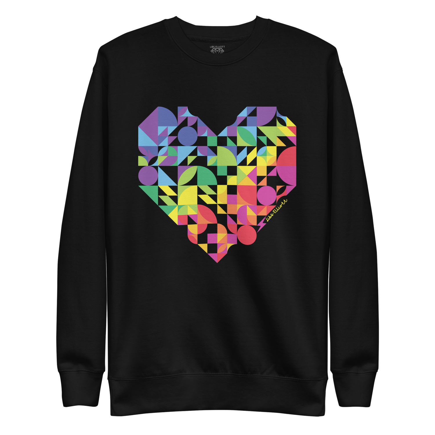 Rainbow Heart Premium Sweatshirt