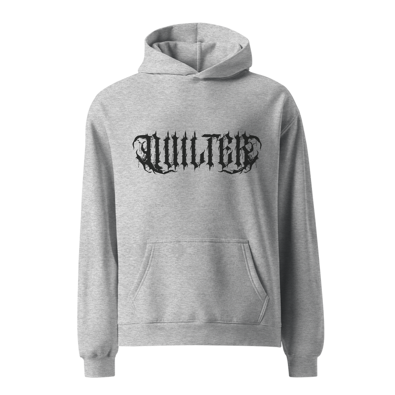 Black on Black 'Quilter' Unisex Oversized Hoodie
