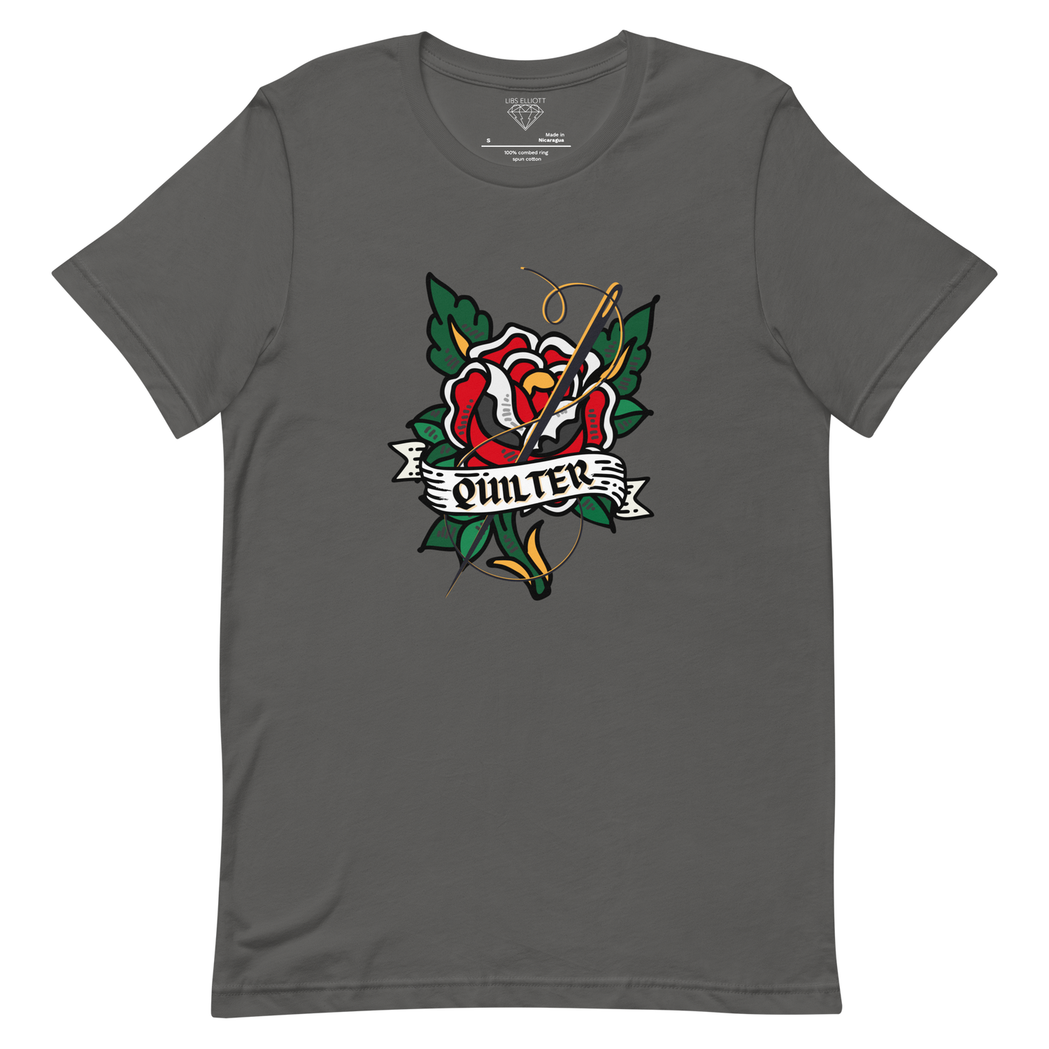 QUILTER Tattoo Motif T-Shirt
