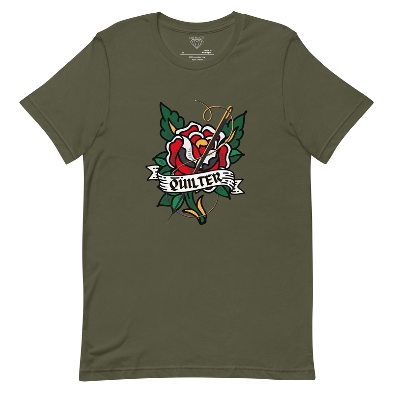 QUILTER Tattoo Motif T-Shirt