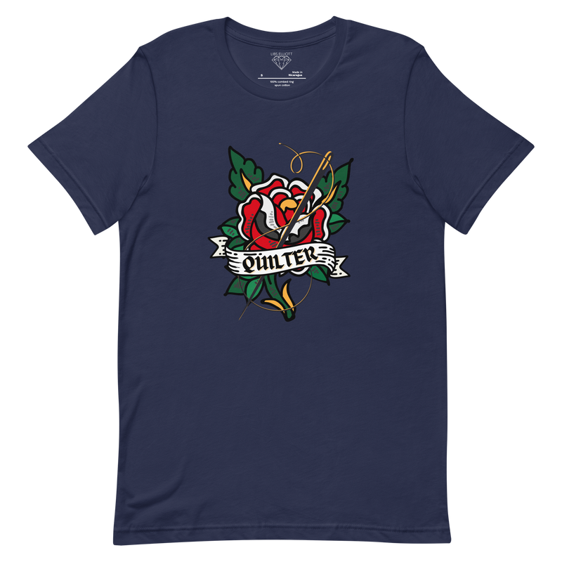 QUILTER Tattoo Motif T-Shirt