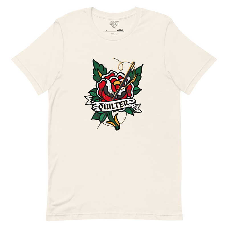 QUILTER Tattoo Motif T-Shirt