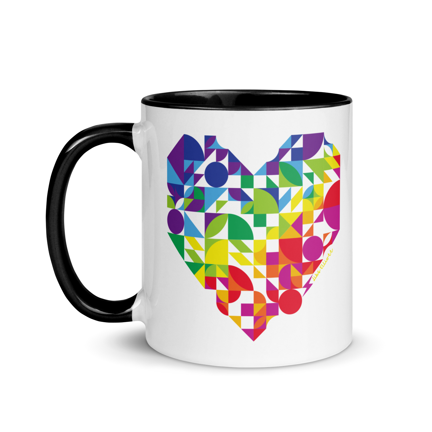 'Quilting is for Everyone' Mug with Color Inside