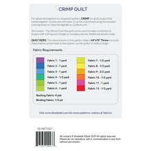 CRIMP Quilt Pattern - PDF Download