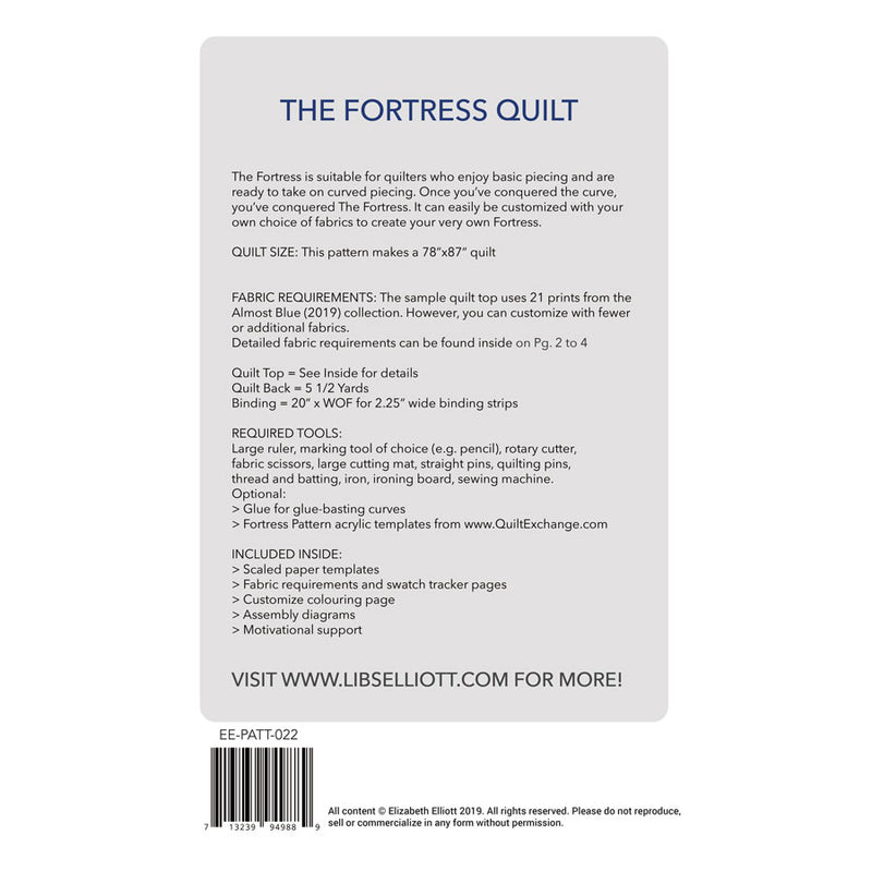 FORTRESS Quilt Pattern