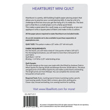 Heartburst EPP Quilt Kit