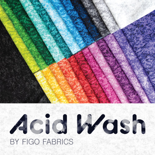 Acid Wash Fabric Half-Yard Bundle