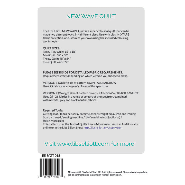 NEW WAVE Quilt Pattern