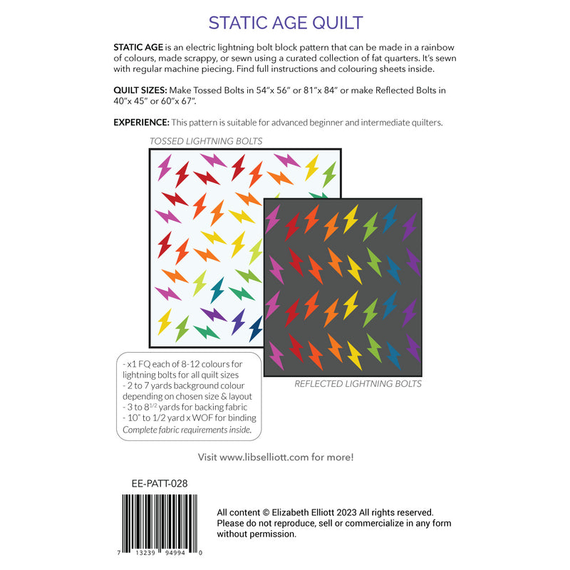 STATIC AGE Quilt Pattern