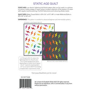 Static Age Quilt Pattern - PDF Download