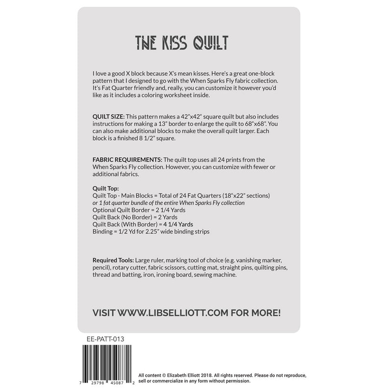 THE KISS Quilt Pattern