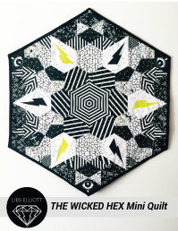 The Wicked Hex EPP Mini Quilt - Hard Copy